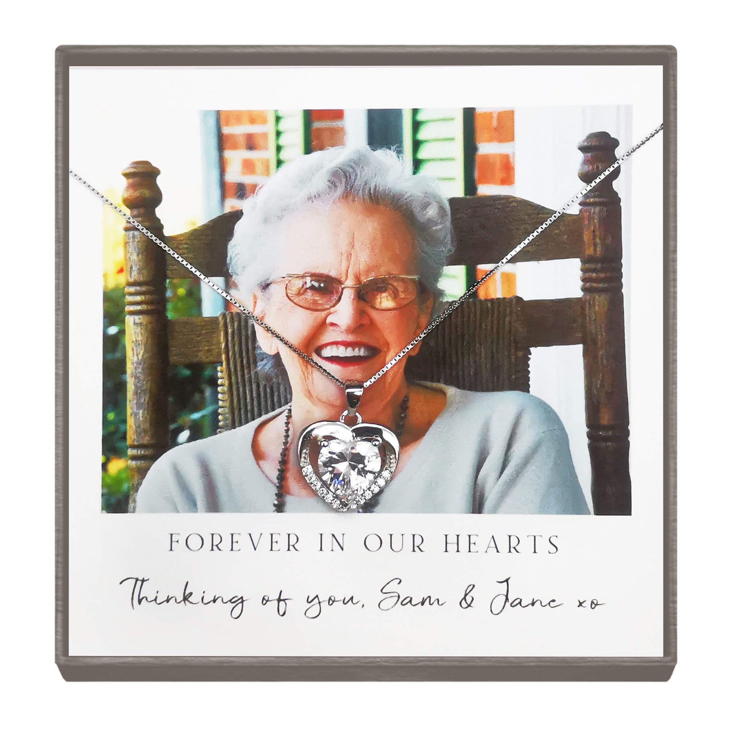 Memorial Photo Necklace – Hold Their Memory Close