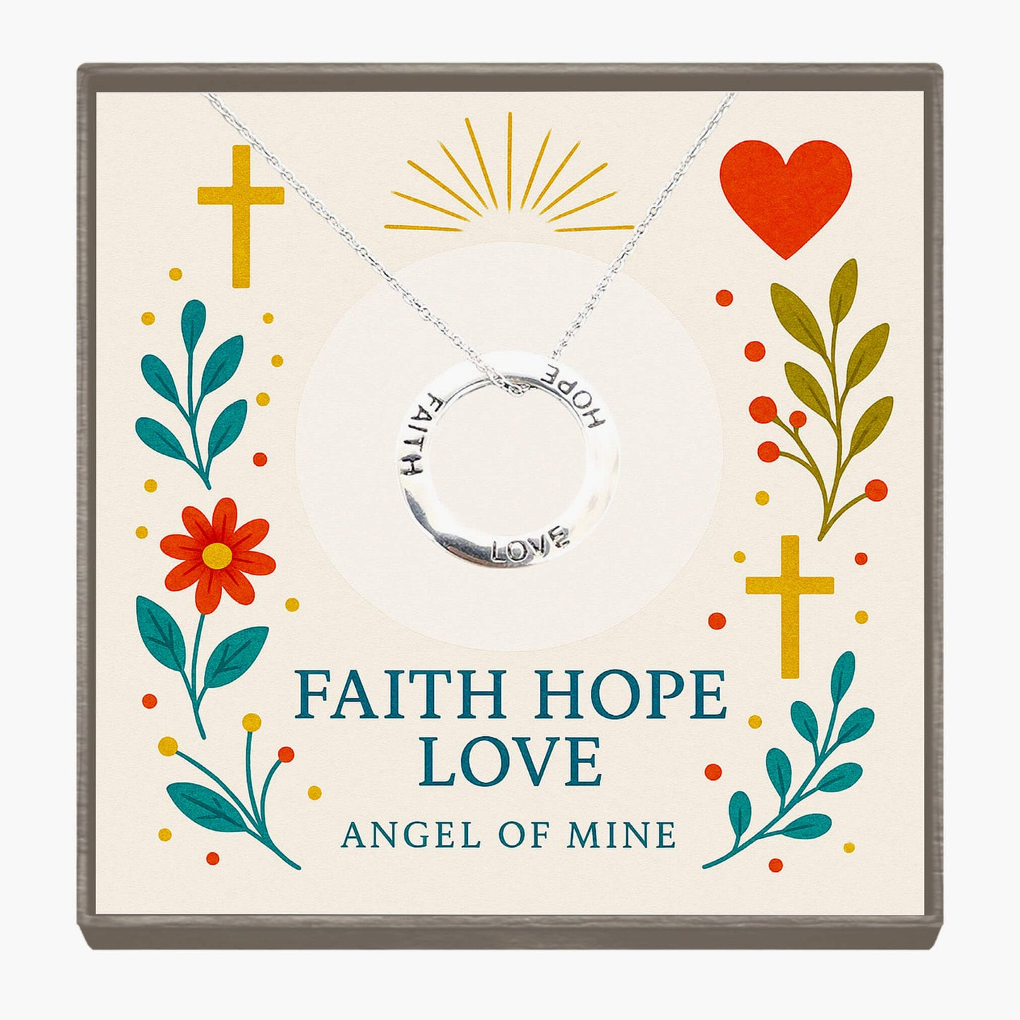 A Faith-Filled Stamped Sterling Silver Gift to Lift the Heart
