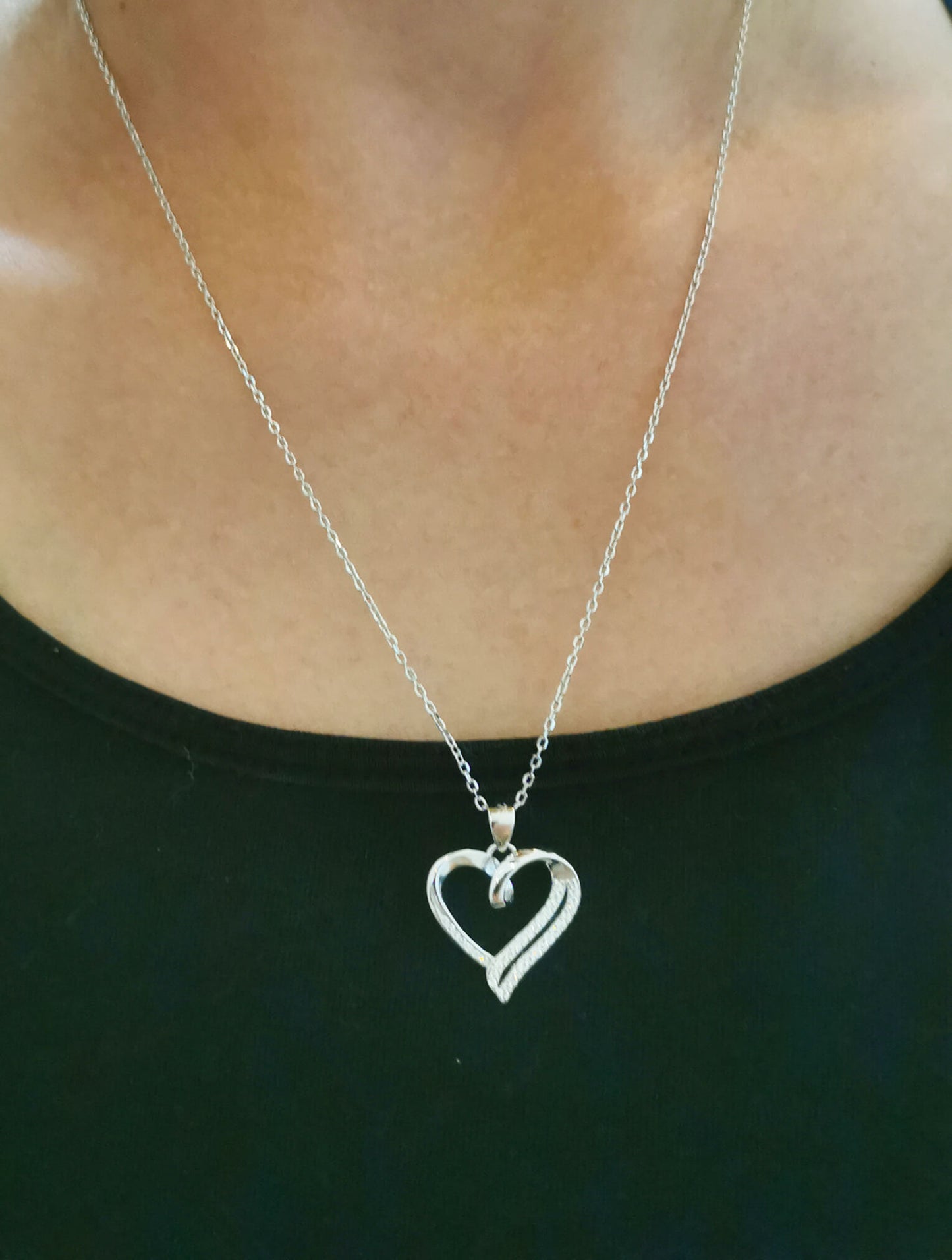 Bridal Heart Necklace – Forever Starts Today