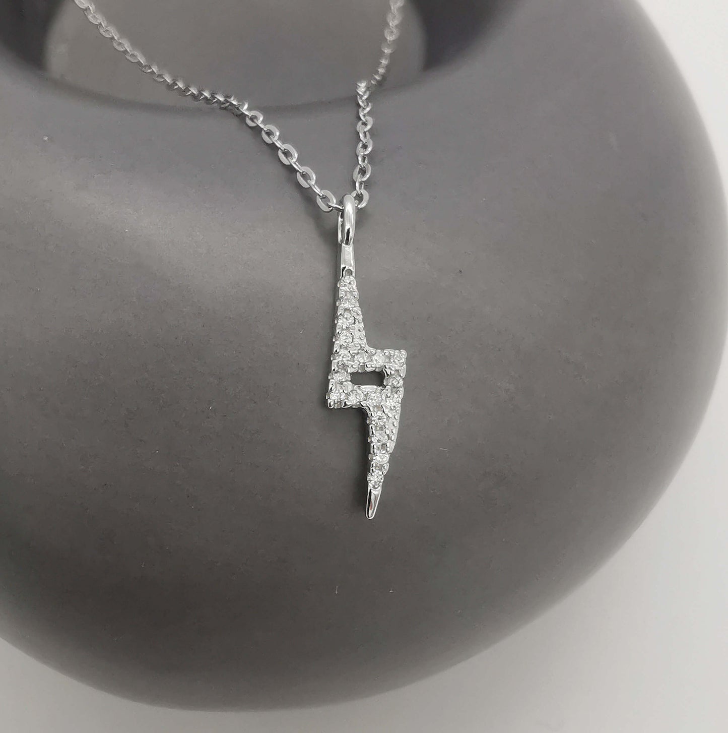 Lightning Bolt Necklace – Sterling Silver or Gold Plated Silver | Empowerment & Strength