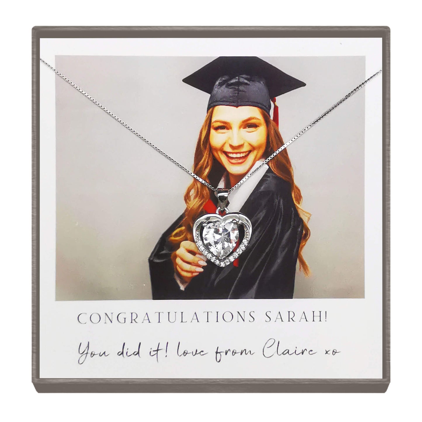 Personalized Graduation Photo Necklace – A Meaningful Celebration