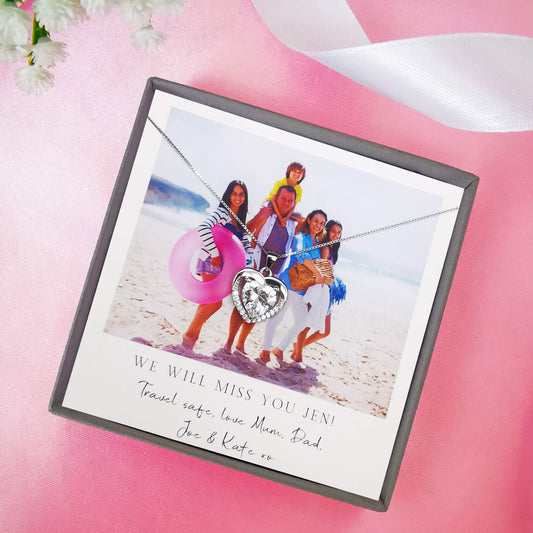 Personalized Goodbye Photo Necklace – A Heartfelt Reminder