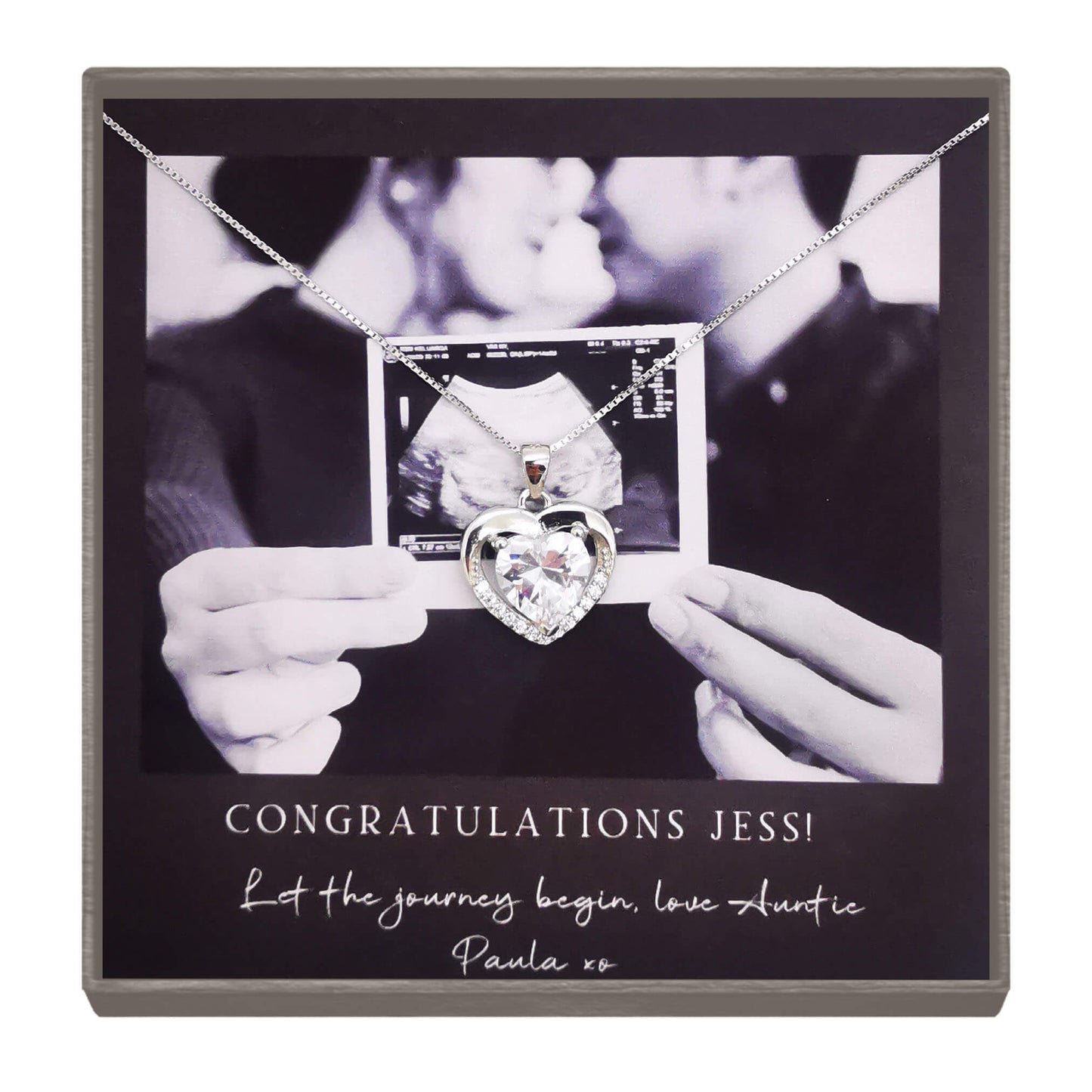 Personalized Baby Celebration Photo Necklace – A Treasured Keepsake