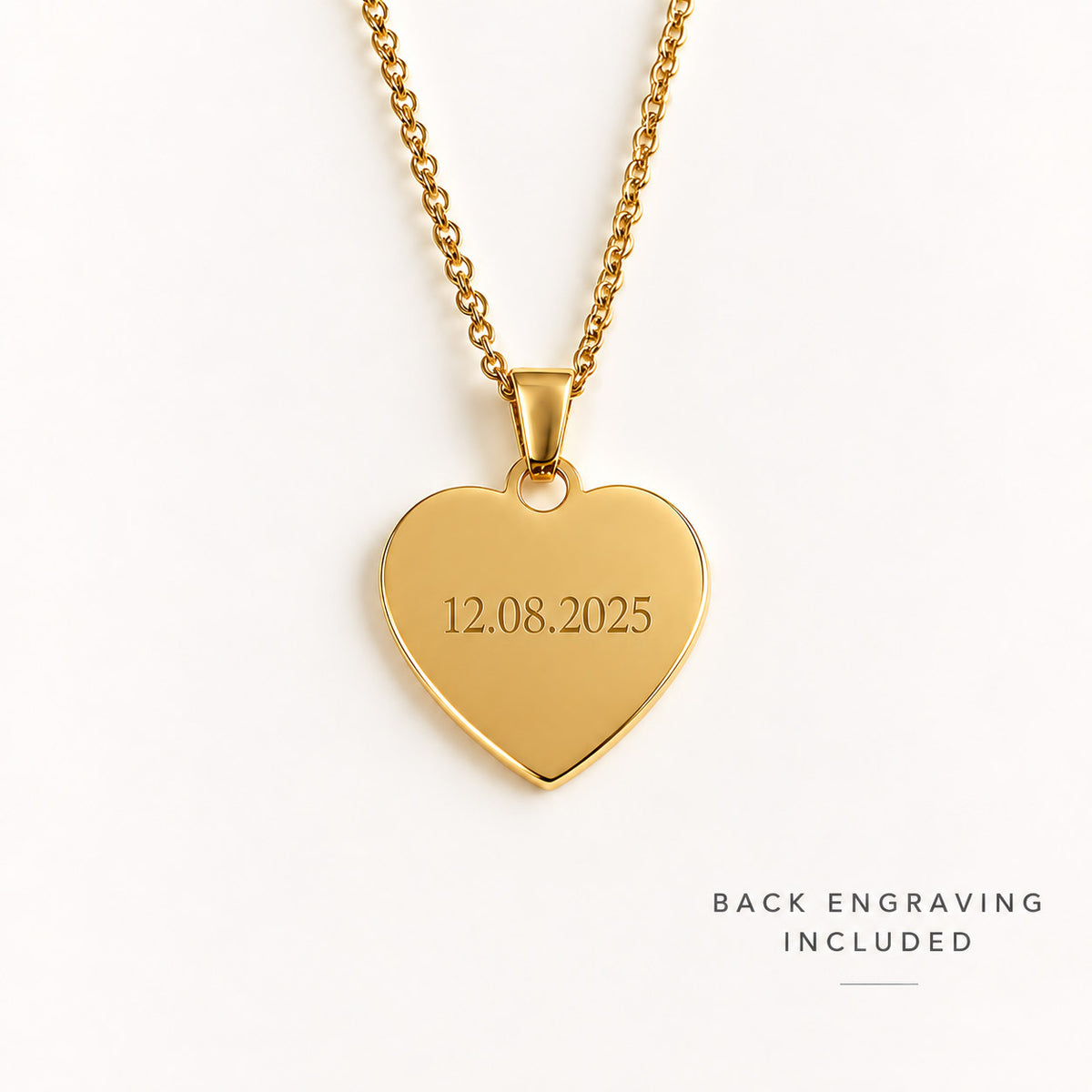 Personalised Baby Footprint Memorial Necklace – Your Baby's Actual Footprint Engraving