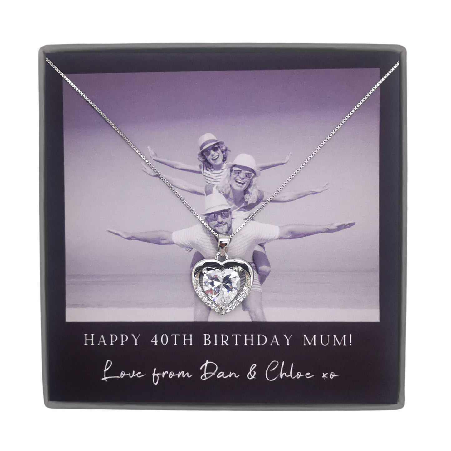 Personalized Birthday Photo Necklace – A Thoughtful Gift for Mum