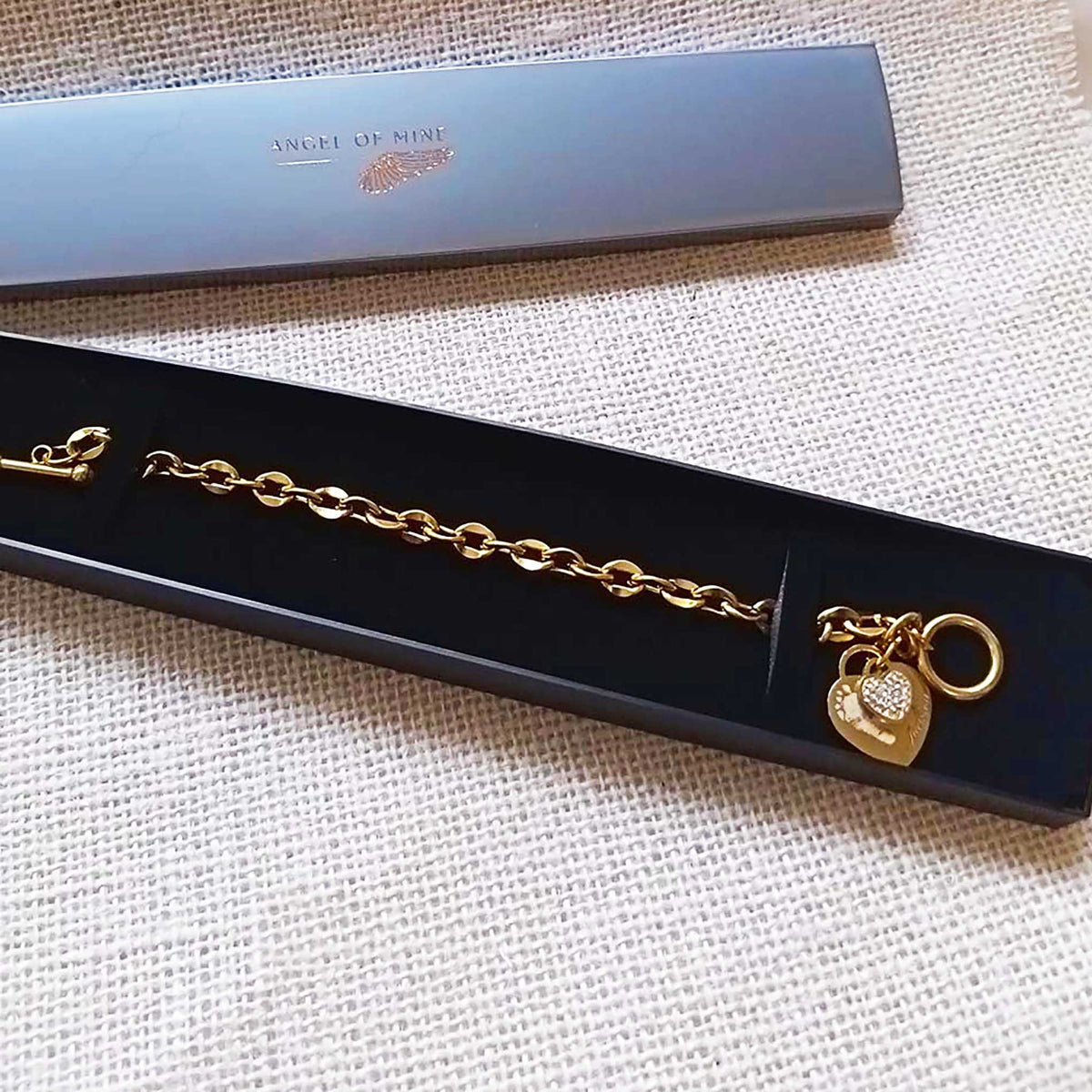 Personalised Baby & Child Loss Memorial Bracelet – Actual Handprint/Footprint Name & Back Engraving