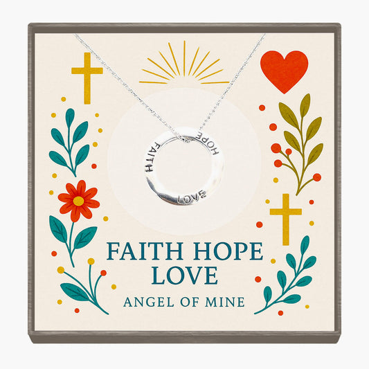 A Faith-Filled Stamped Sterling Silver Gift to Lift the Heart