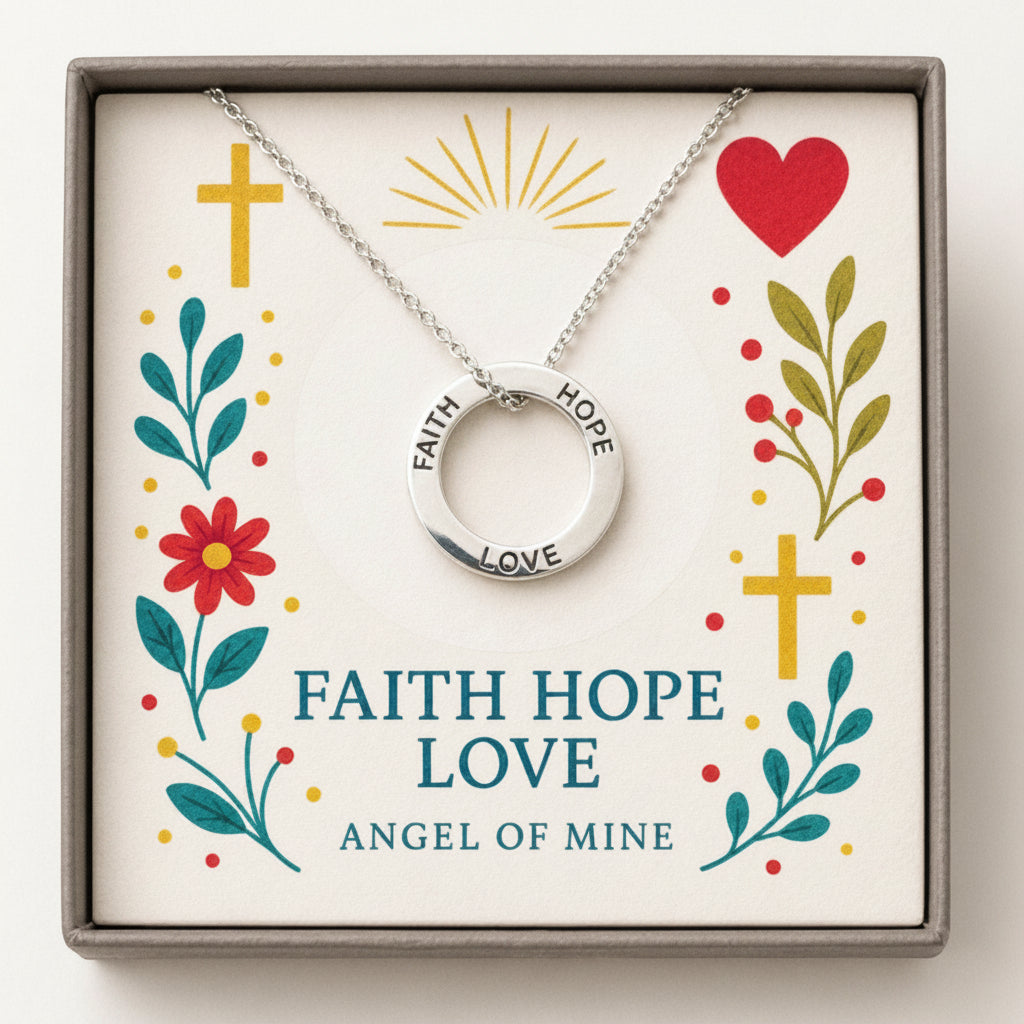 A Faith-Filled Stamped Sterling Silver Gift to Lift the Heart