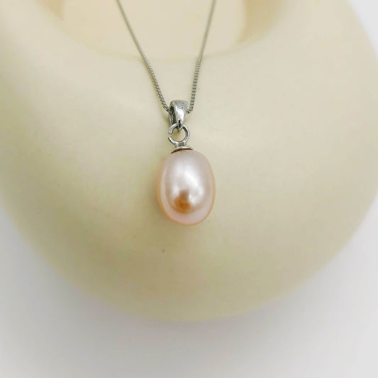 Sterling Silver Natural Pearl Necklace – A Timeless Treasure of Beauty and Meaning