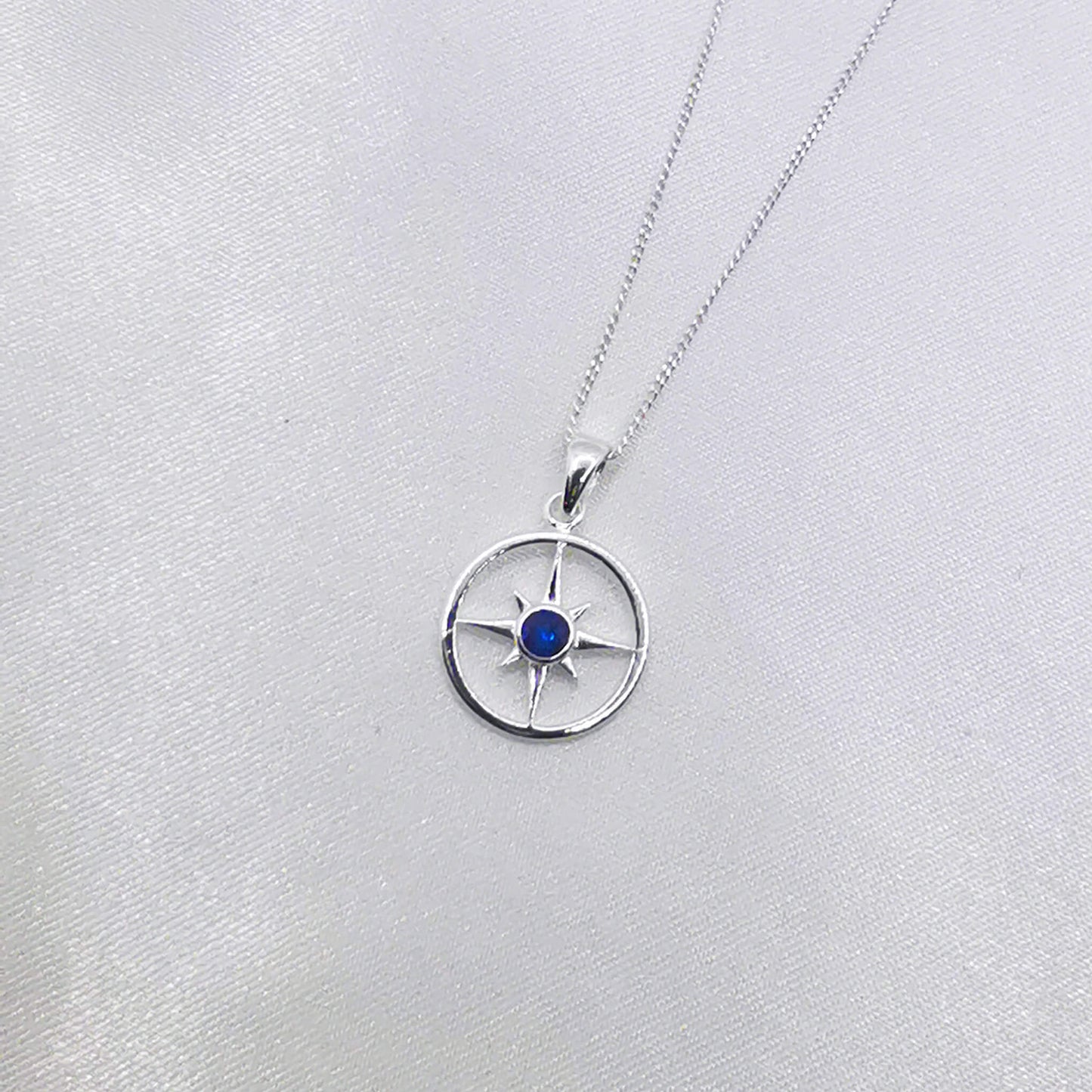 925 Sterling silver north star necklace pendant.   The perfect unique gift of appreciation and love.